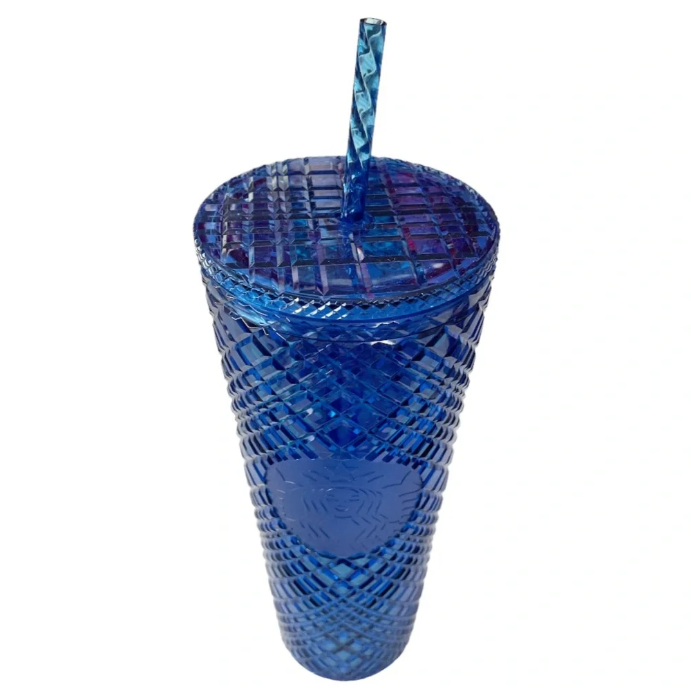 NEW Starbucks  AZURE 24 oz Cold Cup Jeweled Venti Tumbler